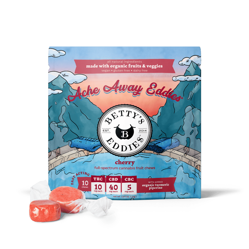 Betty's Eddies Cherry 1:4:5 CBC:CBD:THC Soft Candy 100mg [10pk] Candy