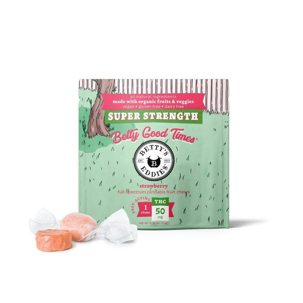 Betty's Eddies Strawberry Soft Candy 50mg [1pk] Candy