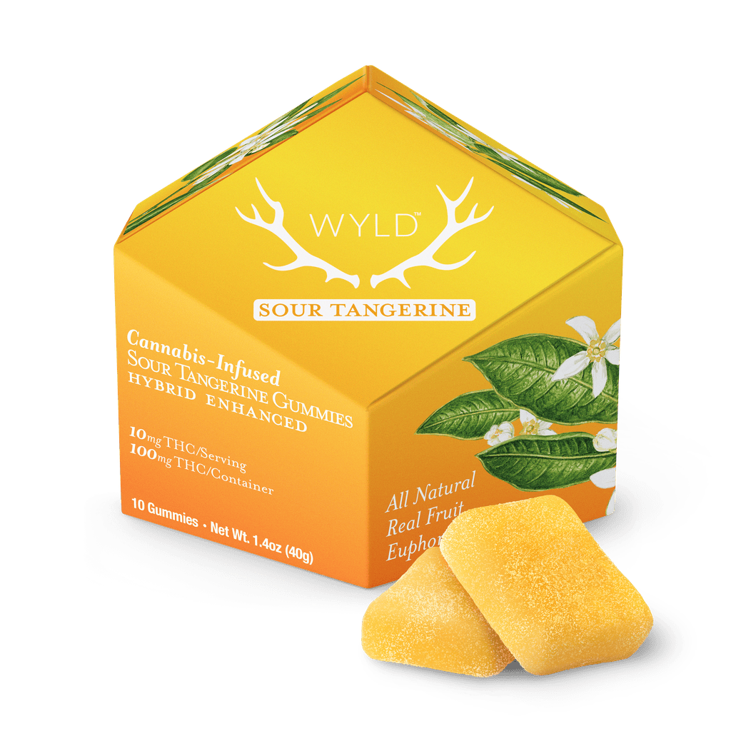 Sour Tangerine Hybrid Enhanced Gummies | 100mg | 10ct | 10mg/ea