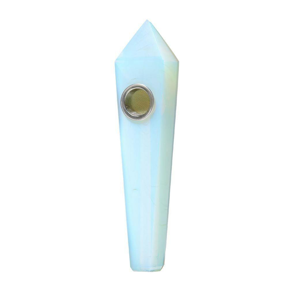 Medusa Gemstone Hand Pipe Opalite