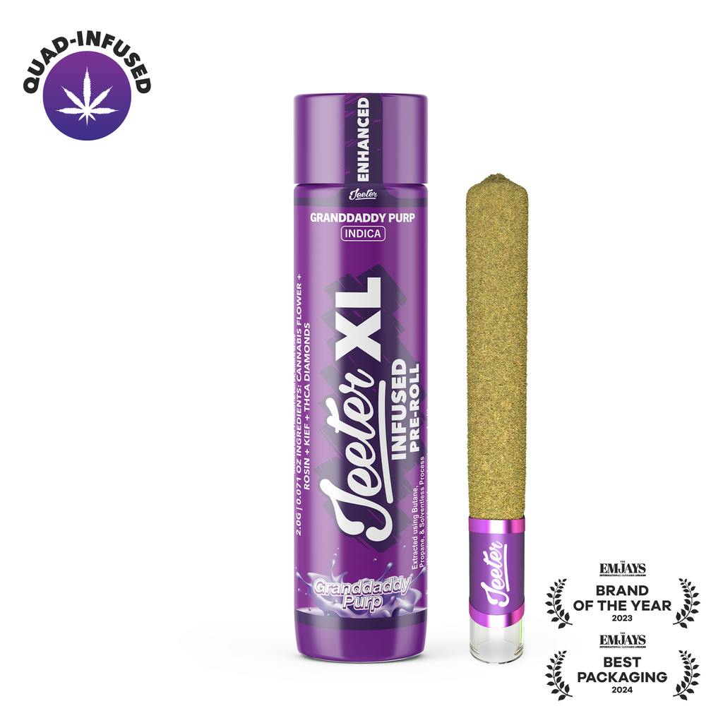 Jeeter XL Granddaddy Purp Infused Pre-Roll 2g [1pk]