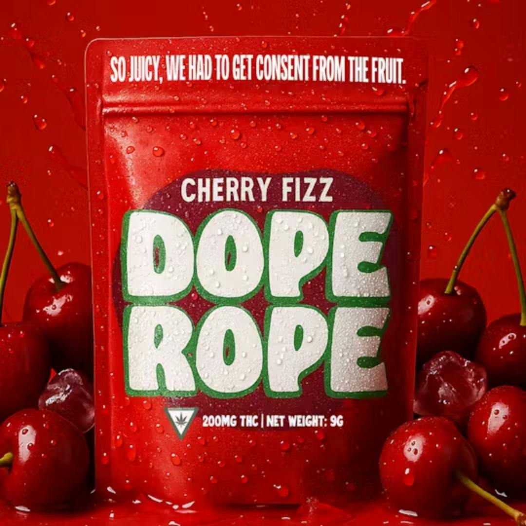 Dope Rope - 200mg Gummy Rope - Cherry Fizz