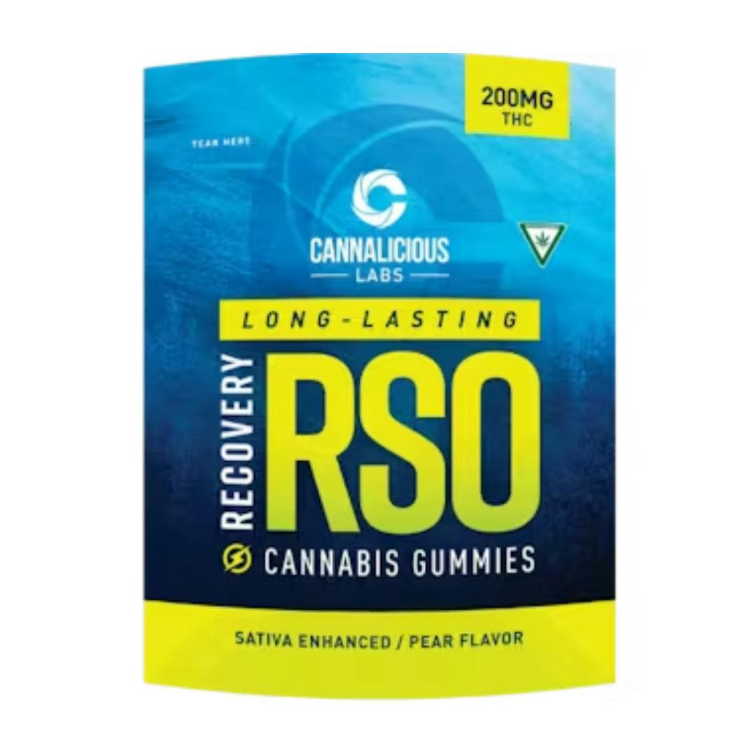 RSO | Recovery Pear Gummies | 200mg | 10ct | 20mg/ea by Cannalicious Labs