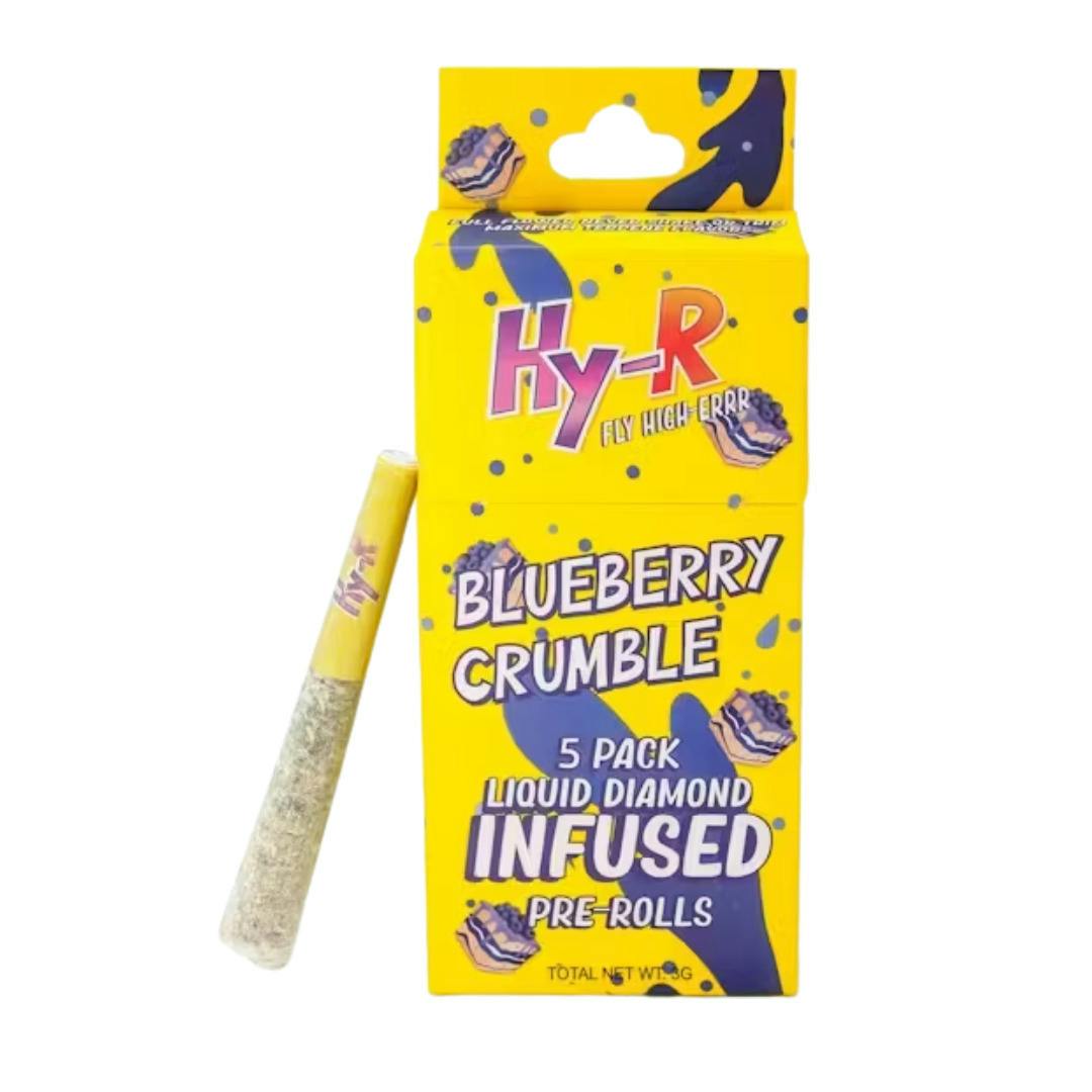 HY-R - 3g Infused Pre-Roll 5pk - Blueberry Crumble