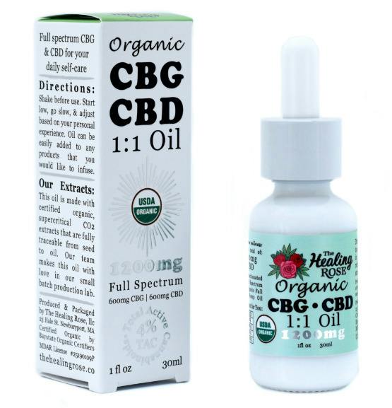 Organic Full Spectrum CBG+CBD 1:1 Oil