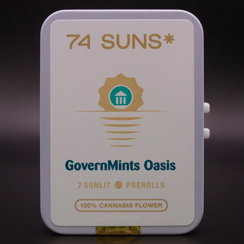 74 Suns | 3.5g | GovernMints Oasis | Pre-Roll | 7pk at DABBS Cannabis Dispensary
