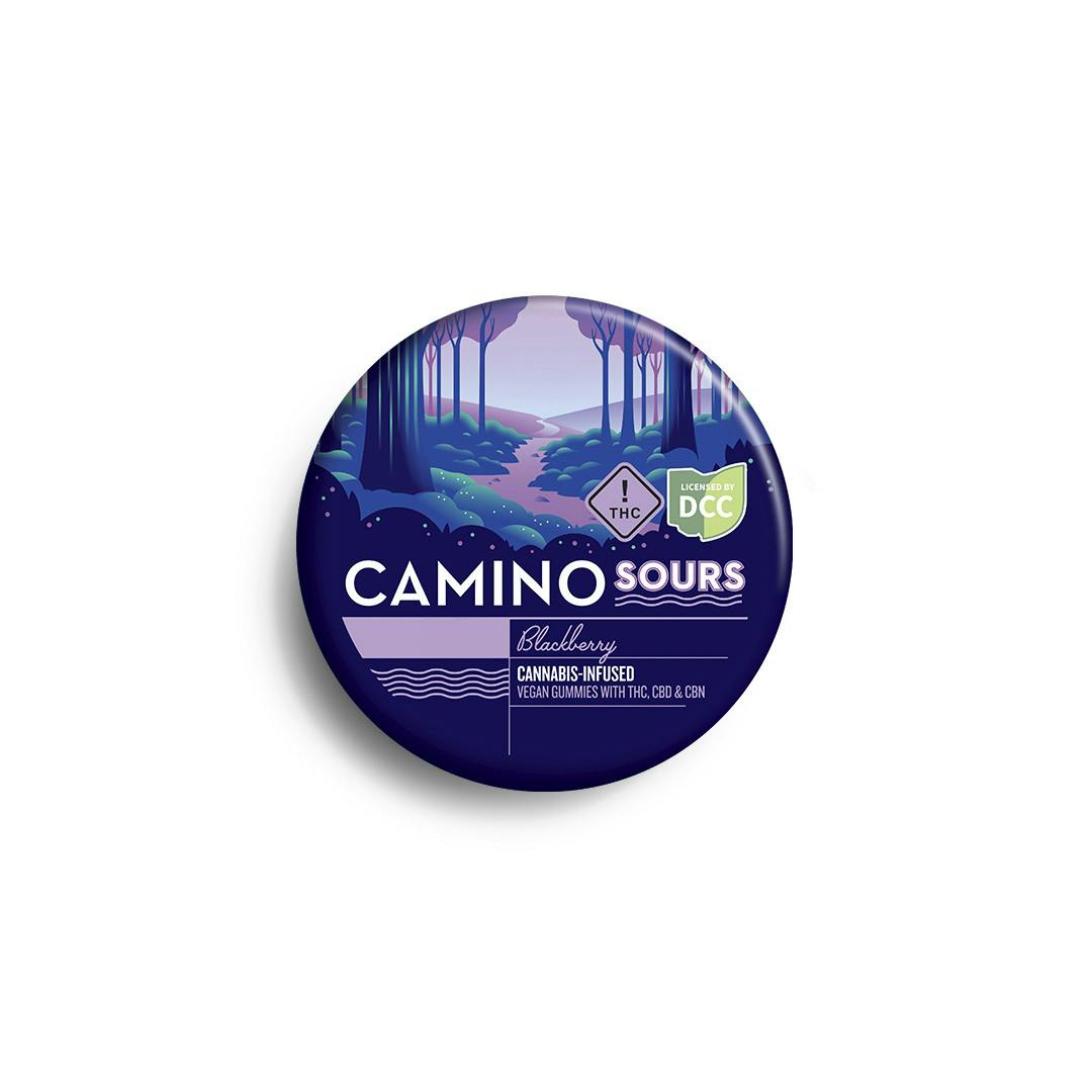 Camino Sours Blackberry 1:1:1 (THC:CBD:CBN) Gummies