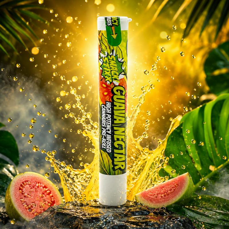 Smack Stixx - Guava Nectar - .7g Infused Preroll