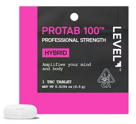 LEVEL - THC CAPSULE - PROTAB HYBRID 1 PC - 100MG