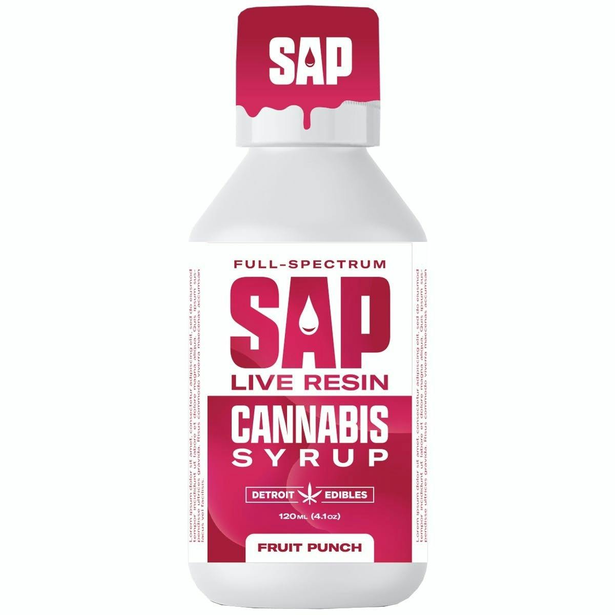 Detroit Edibles | Fruit Punch Live Resin Syrup