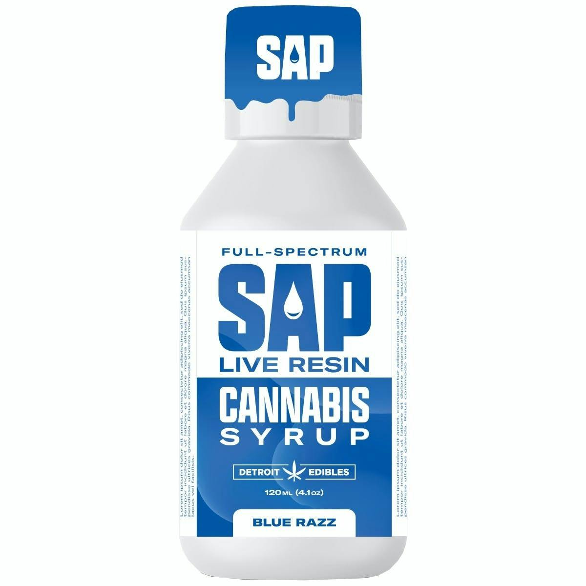 Detroit Edibles | Blue Razz Live Resin Syrup