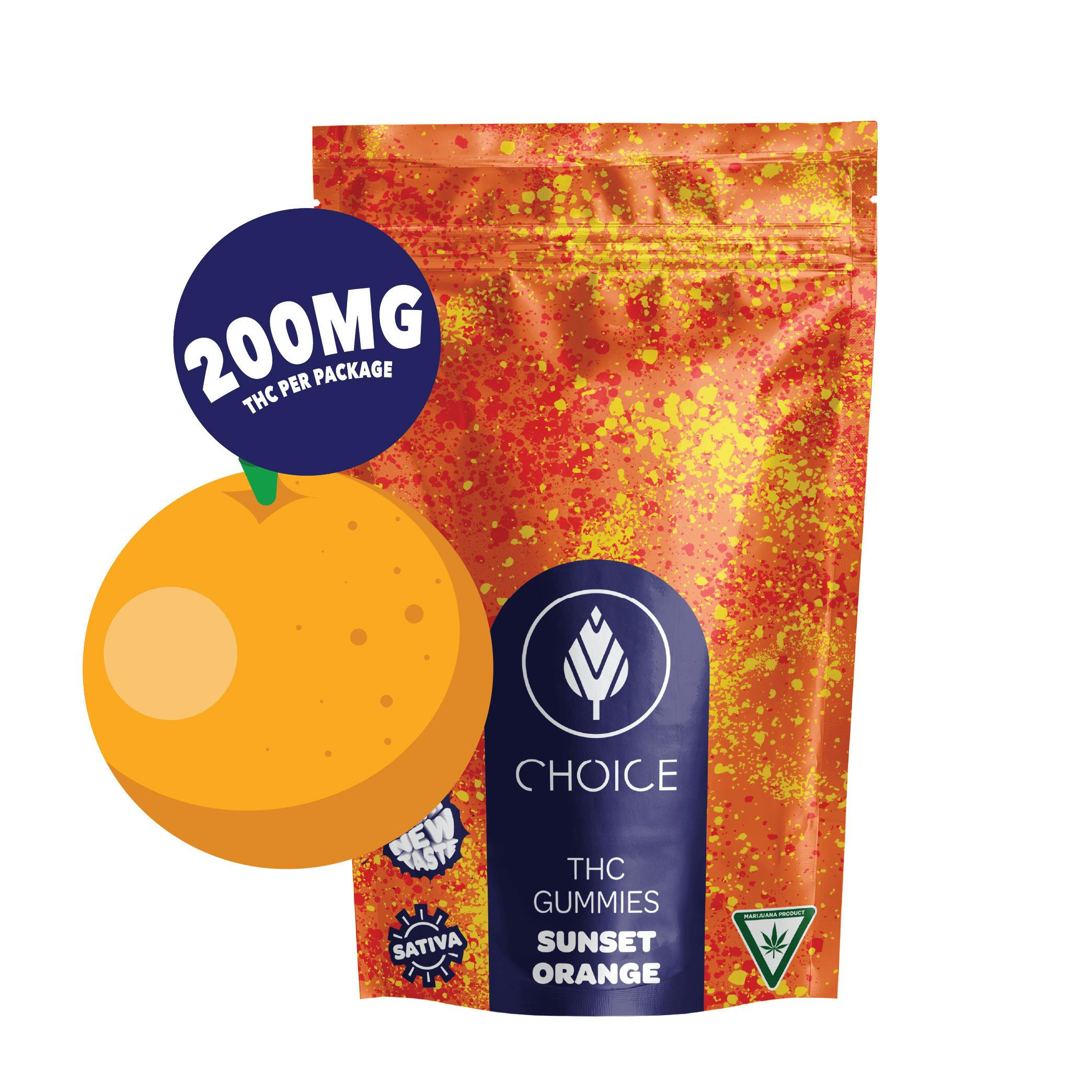 Choice | Sunset Orange Gummies