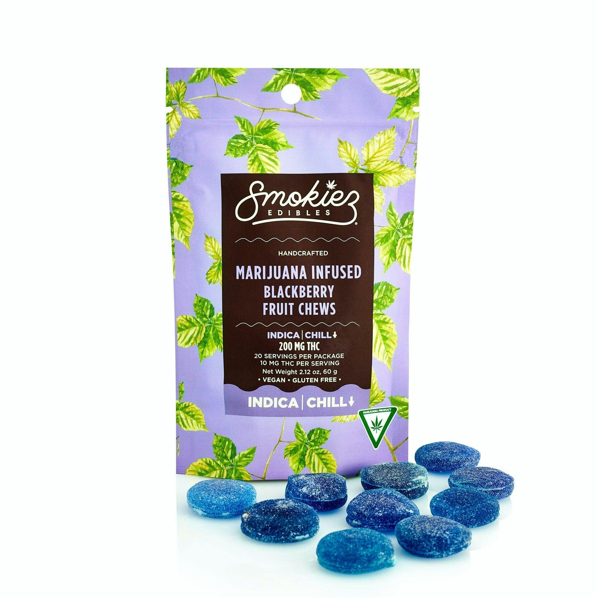 Smokiez | Sweet Blackberry "Indica" Gummies