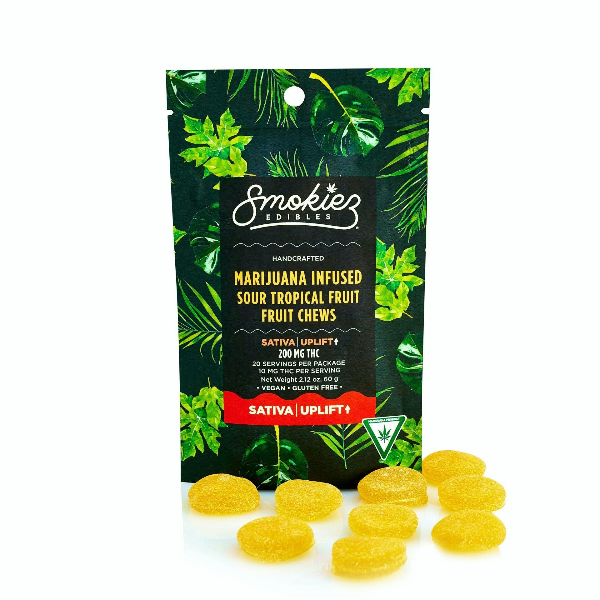 Smokiez | Sweet Tropical Fruit "Sativa" Gummies
