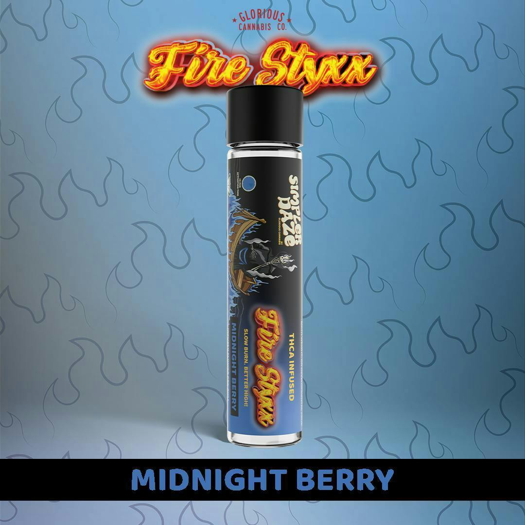 Fire Styxx | Midnight Berry | 1g Infused Preroll