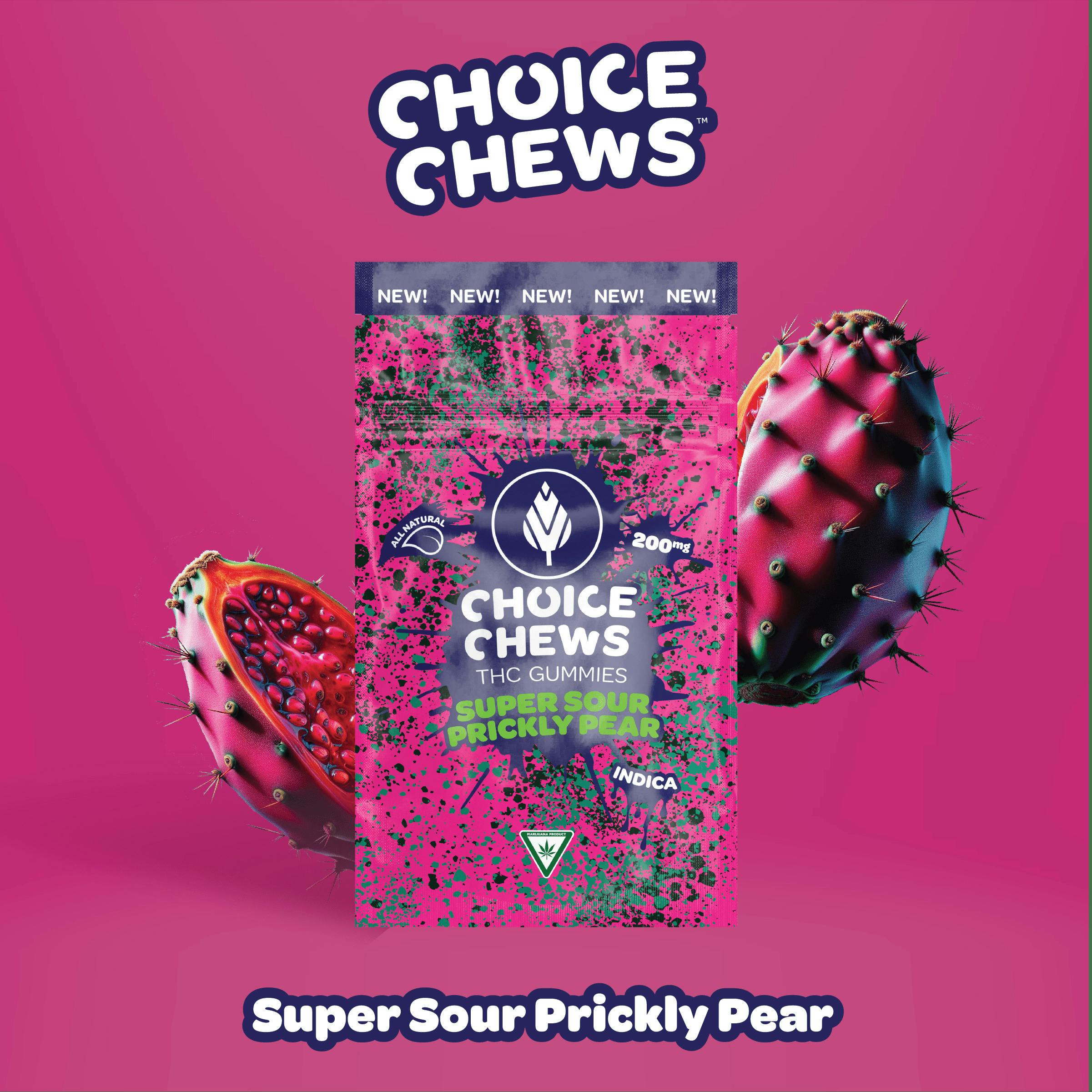 Choice | Super Sour Prickly Pear Gummies
