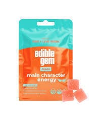 Edible Gem | Peach 1:1 Live Resin Gummies