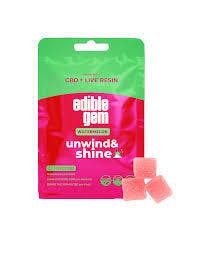 Edible Gem | Watermelon 2:1 THC:CBD Live Resin Gummies