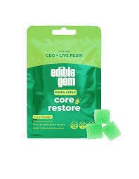 Edible Gem | Green Apple 1:1 THC:CBG Live Resin Gummies