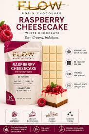 Flow | White Chocolate Raspberry Cheesecake Rosin Bar