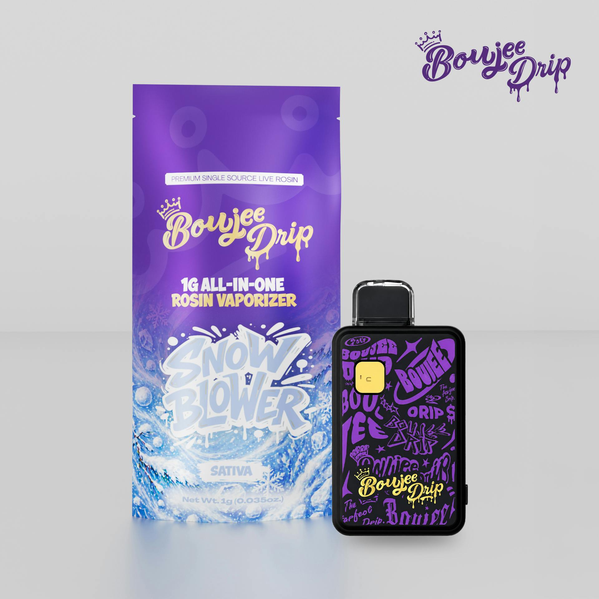 Boujee | Snow Blower | 1g Disposable Hash Vape