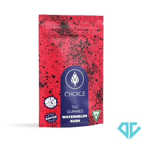 Choice Super Sour Watermelon Kush Gummies 200mg