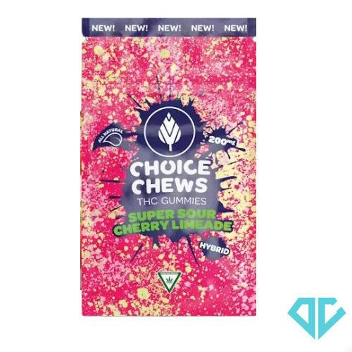 Choice Super Sour Cherry Limeade Gummies 200mg