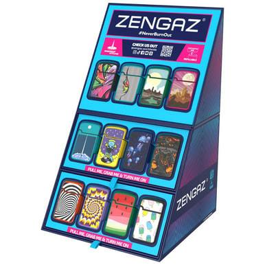 Royal (ZL-12) Jet Rubberized Cube Lighters -