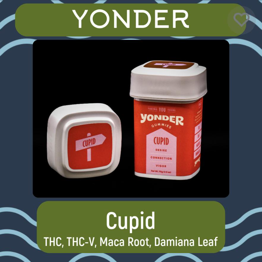 Yonder | Strawberry | 100mg CUPID Gummies 10pk