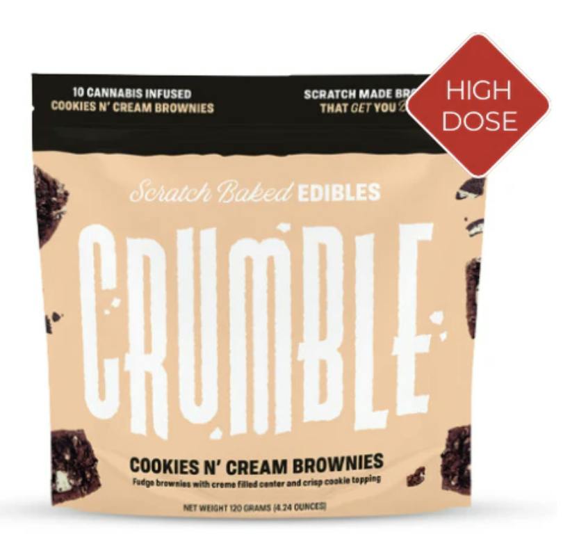 Cookies N Cream Brownie 500mg - Crumble
