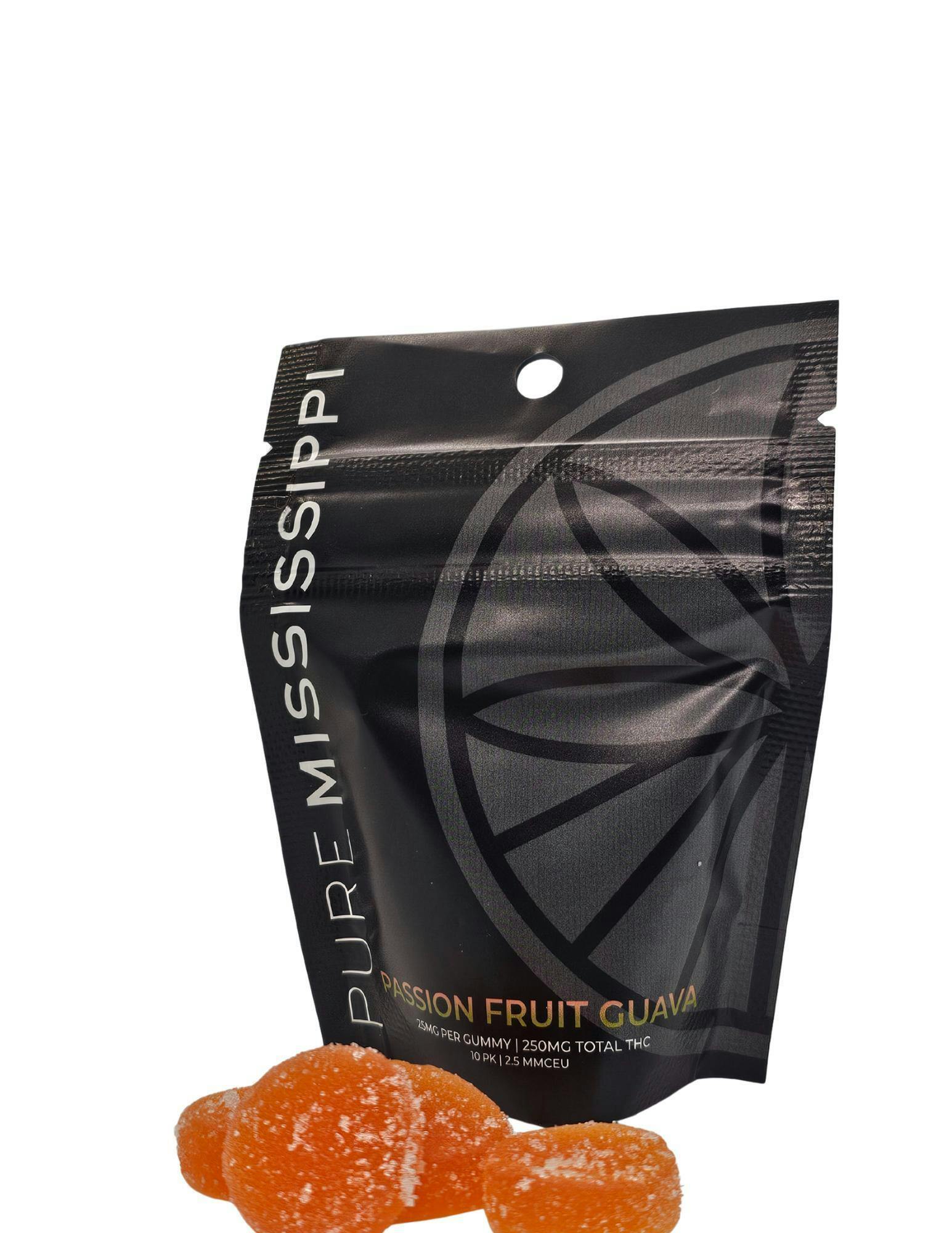 Passion Fruit Guava Nighttime 500mg Gummies - Pure MS Farms