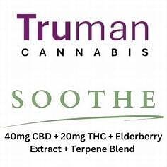 Soothe Elderberry 200mg gummies - Trueman