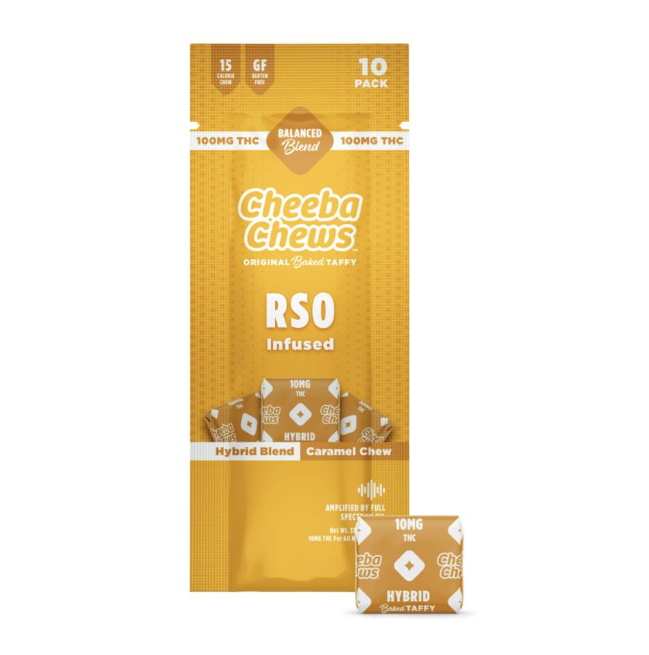 RSO Hybrid Caramel 100mg - Cheeba Chews