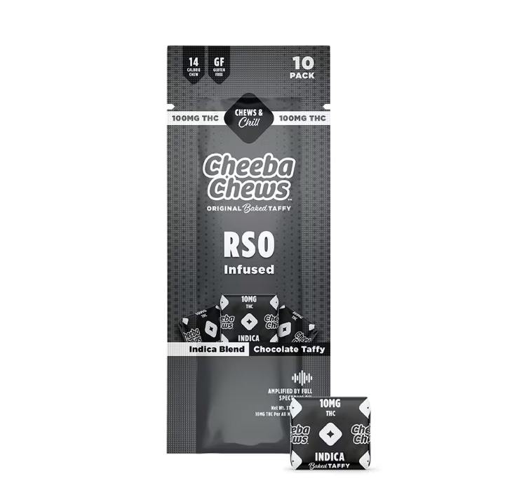 RSO Indica Caramel 100mg - Cheeba Chews