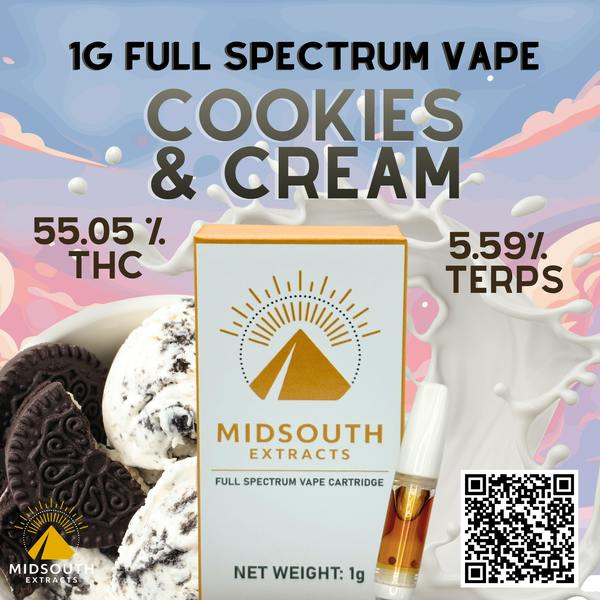 Cookies & Cream | Full Spectrum Cartridge | 1g
