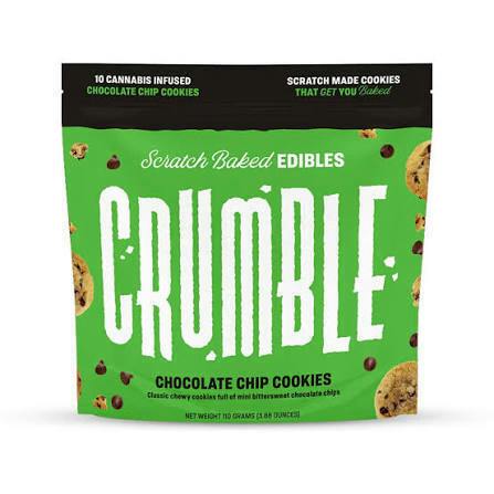 Chocolate Chip Cookies 100mg - Crumble