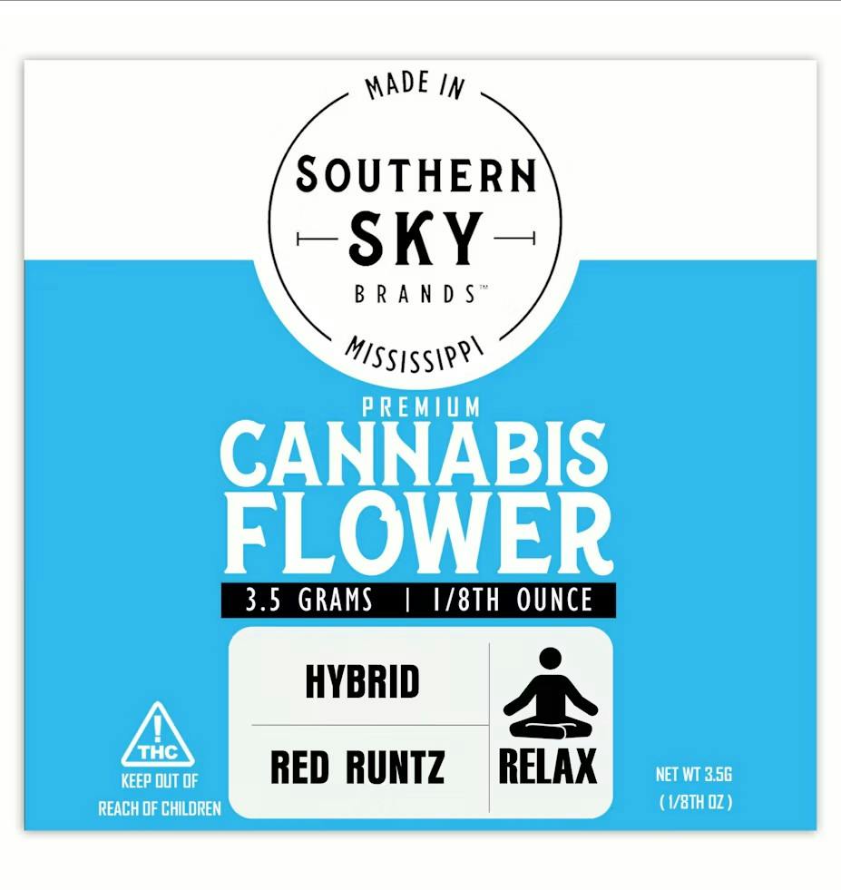 Red Runtz 3.5g - Southern Sky - 27.4% - Hybrid