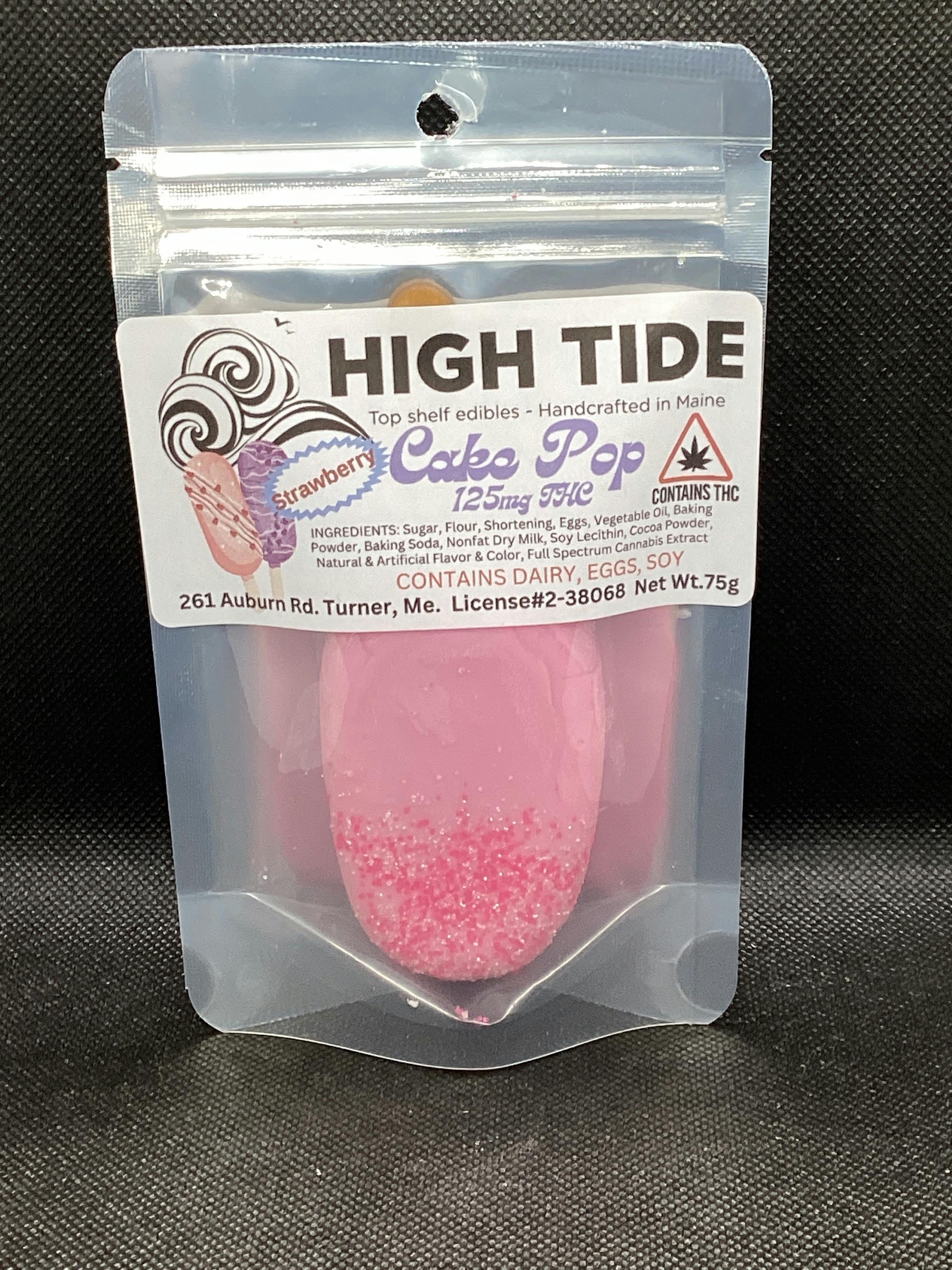High Tides- Strawberry- Cake Pops- 125MG