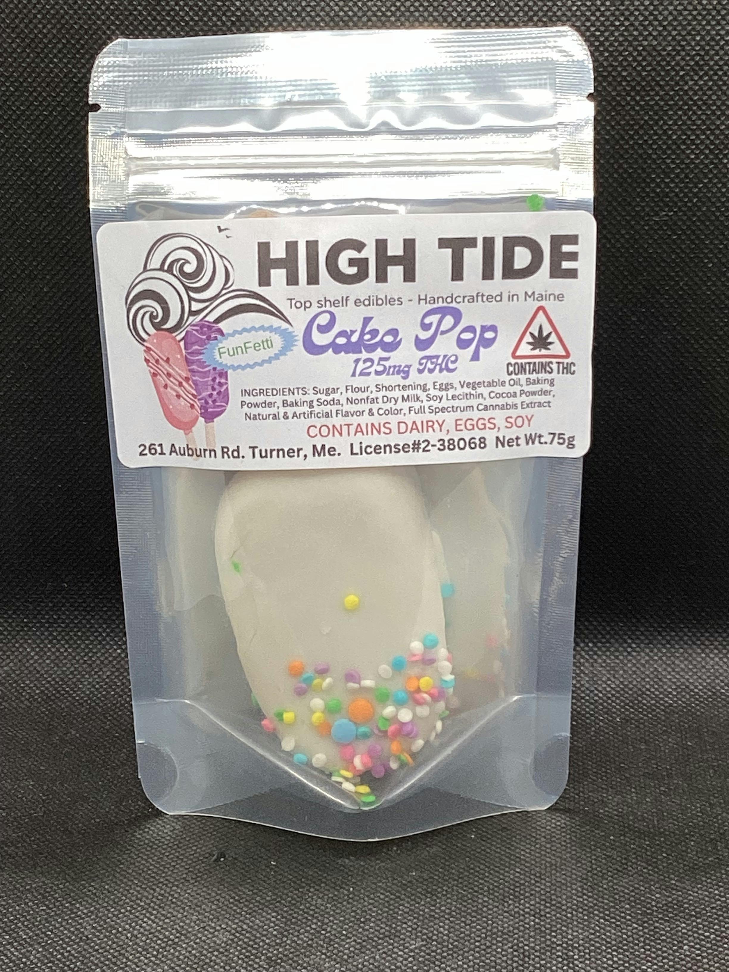 High Tides- Funfetti- Cake Pops- 125MG