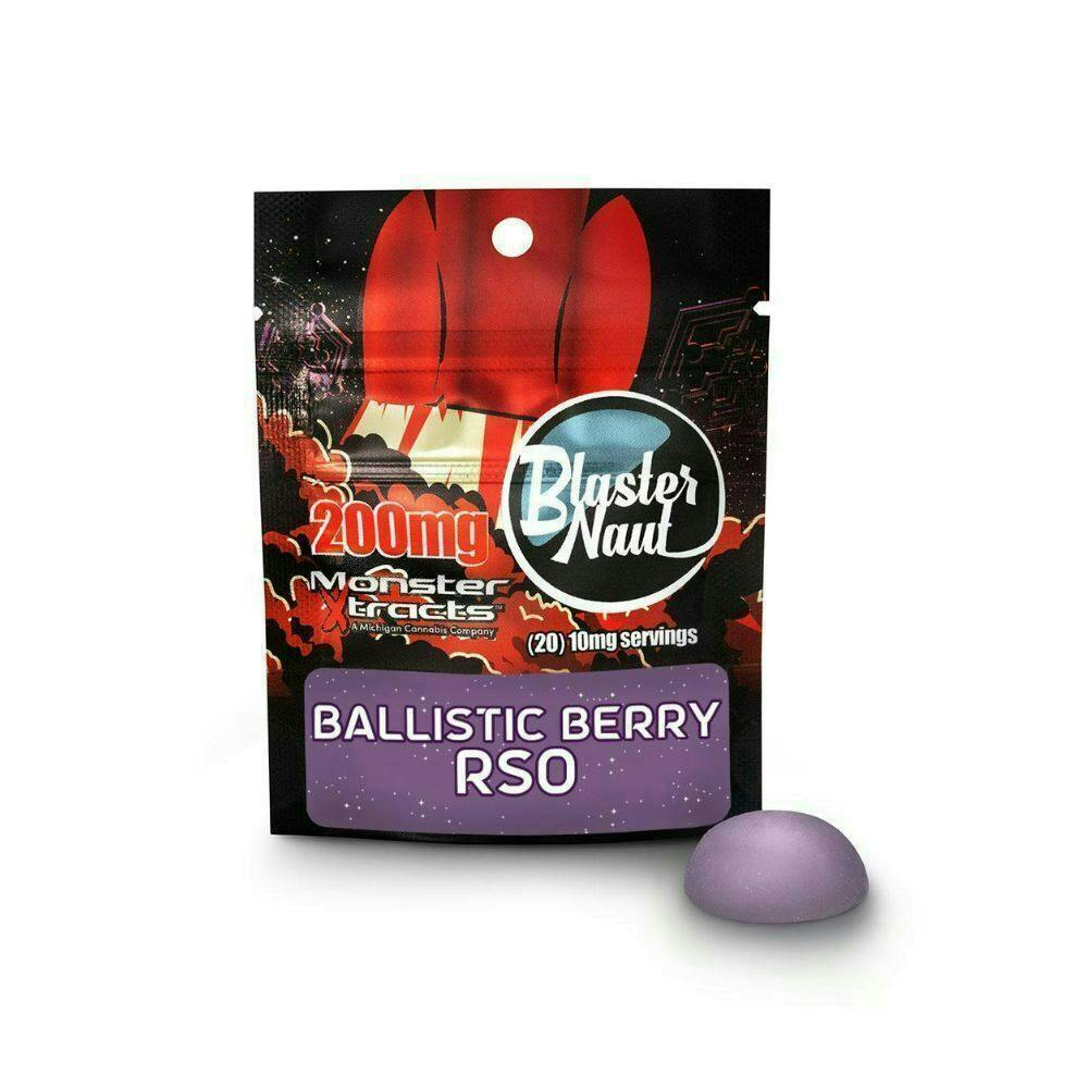 Monster Single RSO Gummy Ballistic Berry 200mg