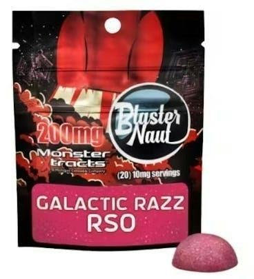 Monster Single RSO Gummy Galactic Razz 200mg