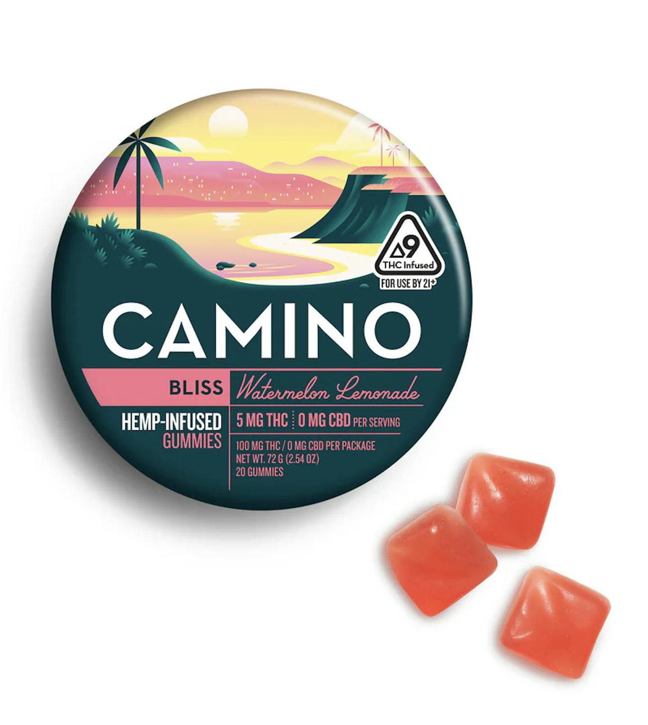 Camino | Watermelon Lemonade | Bliss | 20 pk