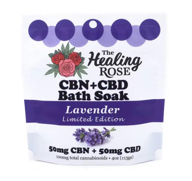 Lavender 1:1 Bath Soak 4oz (50mg CBN/50mg CBD) at Tree House Craft Cannabis Dispensary Pepperell