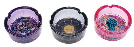 Psychic Depths Glass Ashtray, Assorted