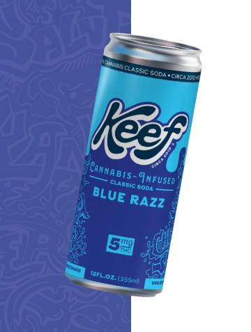 Blue Razz Soda 12oz (5mg) at Tree House Craft Cannabis Dispensary Pepperell