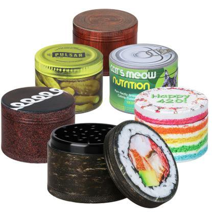 Design Series V3 Aluminum Grinder 4pc 2.5" Assorted Designs