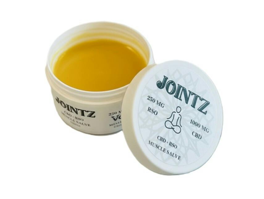 Jointz Sports Balm 2oz (1000mg CBD/250mg RSO) at Tree House Craft Cannabis Dispensary Pepperell