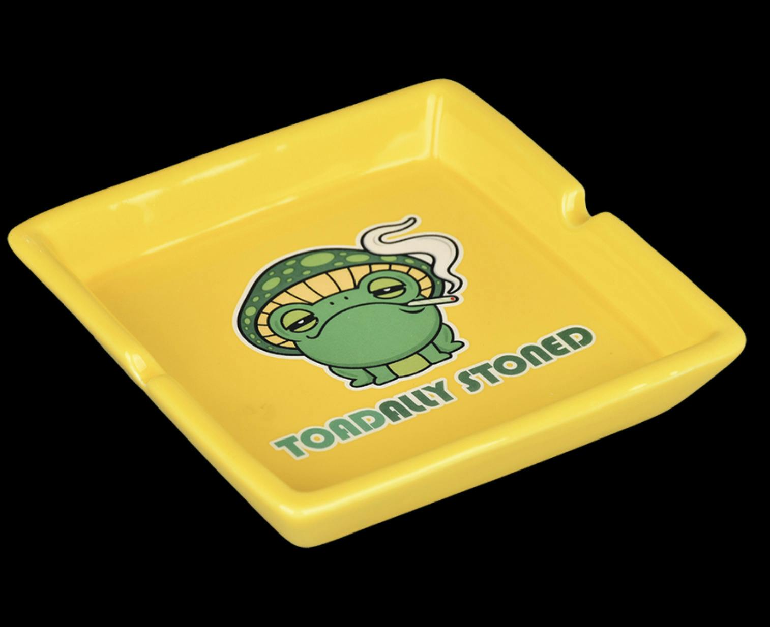 Toadally Stoned Ashtray (4.7")