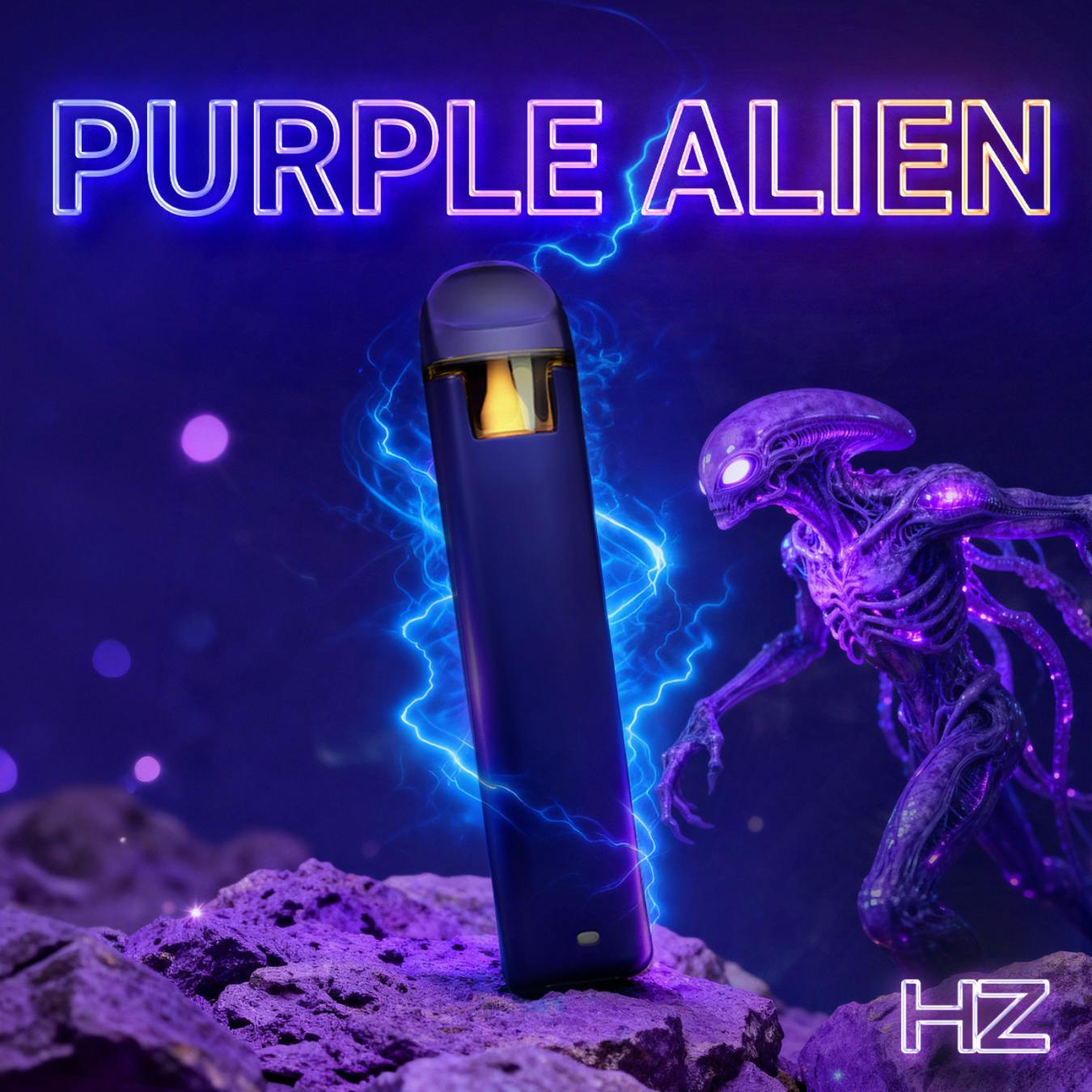 Purple Alien: Live Rosin All-in-One Vape