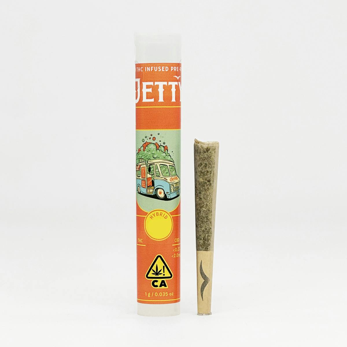 Jetty - High THC Infused Pre-Roll - Gelato x GSC 1g